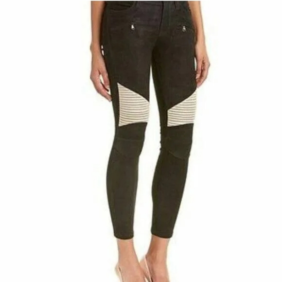 Hudson French Lamb Nubuck Stretch Shelby Custom Moto Super Skinny - Picture 9 of 9